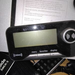 Portable Audio Receiver with Display - Black